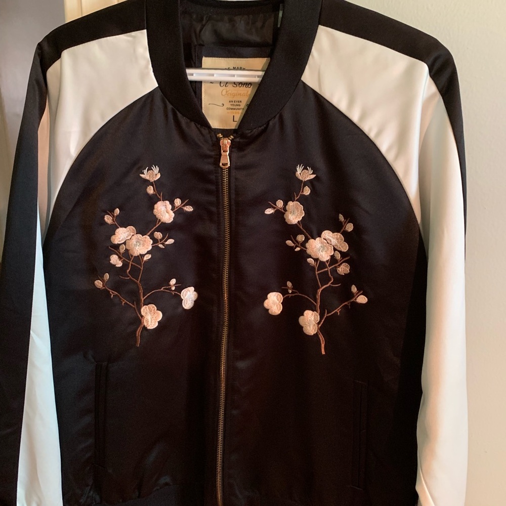 flower bomber jacket